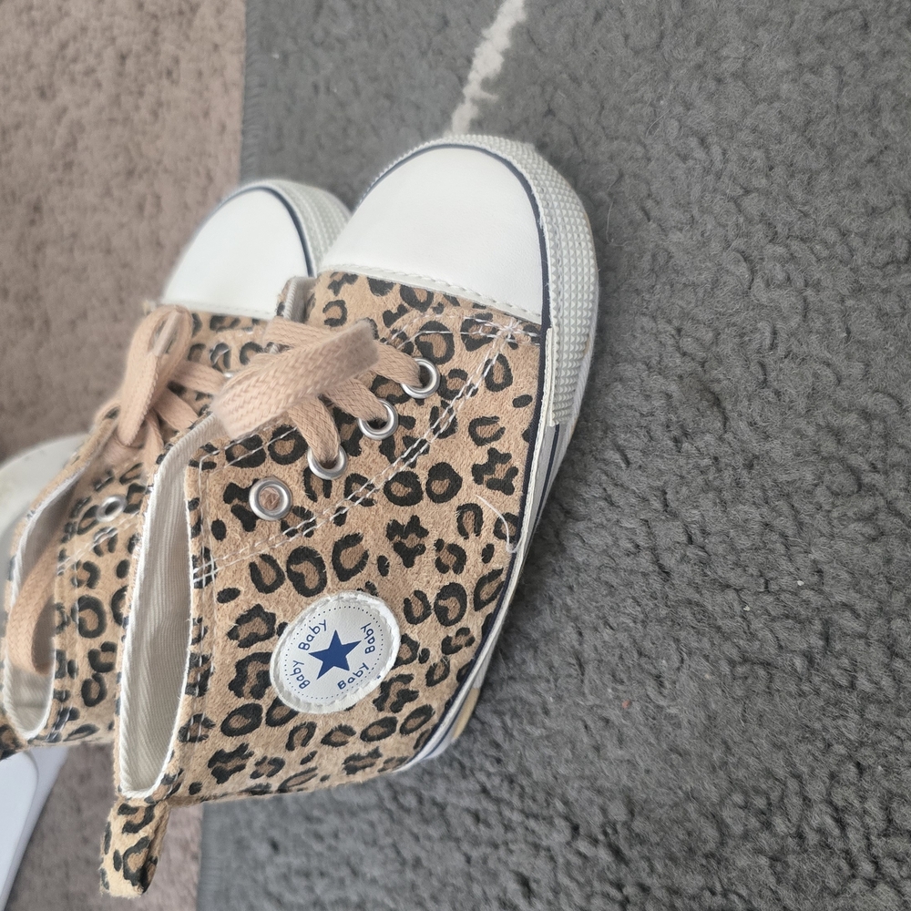 Converse Brown and White Sneakers
